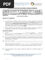 Modelo Contrato de Prestamo de Dinero