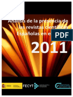 Listado Revistas Españolas JCR 2011