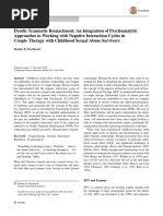 Dyadic Traumatic Reenactment - An Integration of Psychoanalytic Approaches To Working With Negative Interaction Cycles in Couple Therapy With Childhood Sexual Abuse Survivor