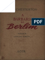 G. K. Chesterton - A barbaria de Berlim (Trad. de Gustavo Corção).pdf