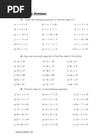 0222 - Equations Worksheet PDF