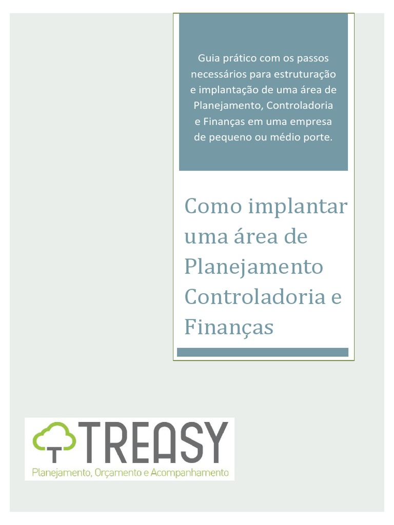Estruturação de Controladoria e Finanças | PDF | Consultor | Contabilidade