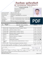 Examination Form For Examination: Dec-2010: Institute