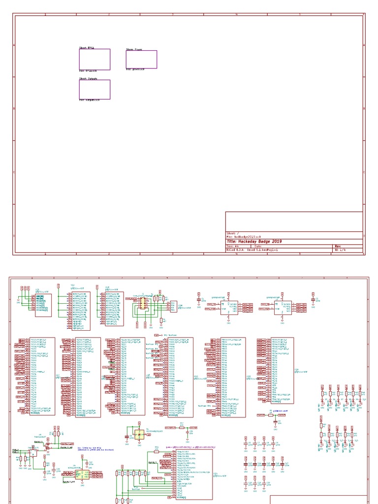 Hackaday Badge 2019 Schematic Design | PDF | Leisure