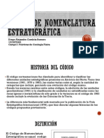 Códigos de nomenclatura estratigráfica y sus principios de clasificación