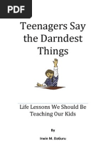 Download Teenagers Say the Darndest Things by irwindaguru SN44437016 doc pdf