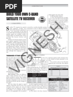 Make Your Own Cband Satellite TV