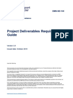 Project Deliverables Requirements Guide - DMS-SD-140