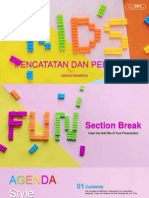 Kids Alphabet Blocks PowerPoint Templates 