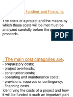 Project Cost Financing & Funding