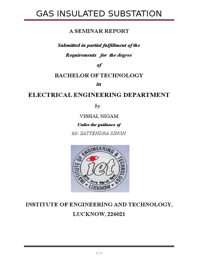 Gas Insulated Substation PDF | PDF