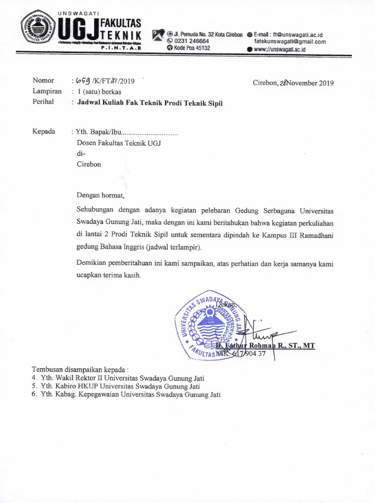 Jadwal Kuliah 1 Pdf