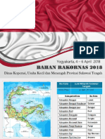 Paparan Rakornas Yogyakarta 2018 - Sulawesi Tengah
