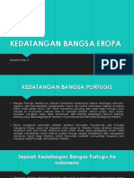 KEDATANGAN BANGSA EROPA