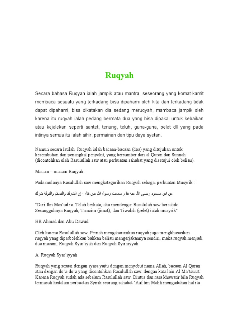 Ruqyah Pdf