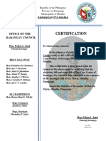 Certification of Daycare