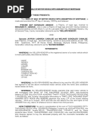 Deed of Sale of Motor Vehicle With Assumption of Mortgage - UBANOS-CABALSE Blank