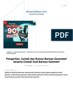 Geometri Pengertian, Contoh Dan Rumus Barisan Geomateri Beserta Contoh Soal Barisan