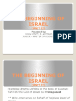 The Beginning of Israel