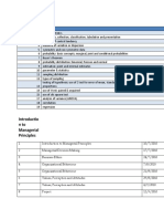 Introductio Nto Managerial Principles: S. No. Topic