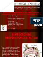 INFECCIONES RESPIRATORIAS ALTAS, TORUS PALATINO Y MANDIBULAR, CIRUGIA ORTOGNÁTICA, CROMOSOMA IX  Y  X.