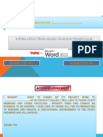 A Report On MS Word 2010.ppsx