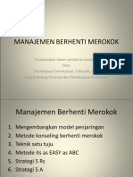 Manajemen Berhenti Merokok