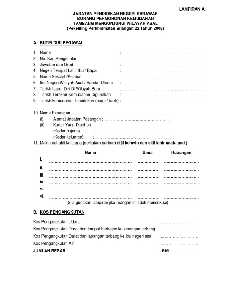 Borang Tmwa 2020 Pdf