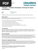 Cloudera Developer Training For Spark and Hadoop