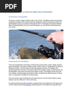 How To Choose The Right Types of Fishing Rods PDF