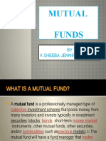 Mutual Funds: BY V.Sheeba Jennipher