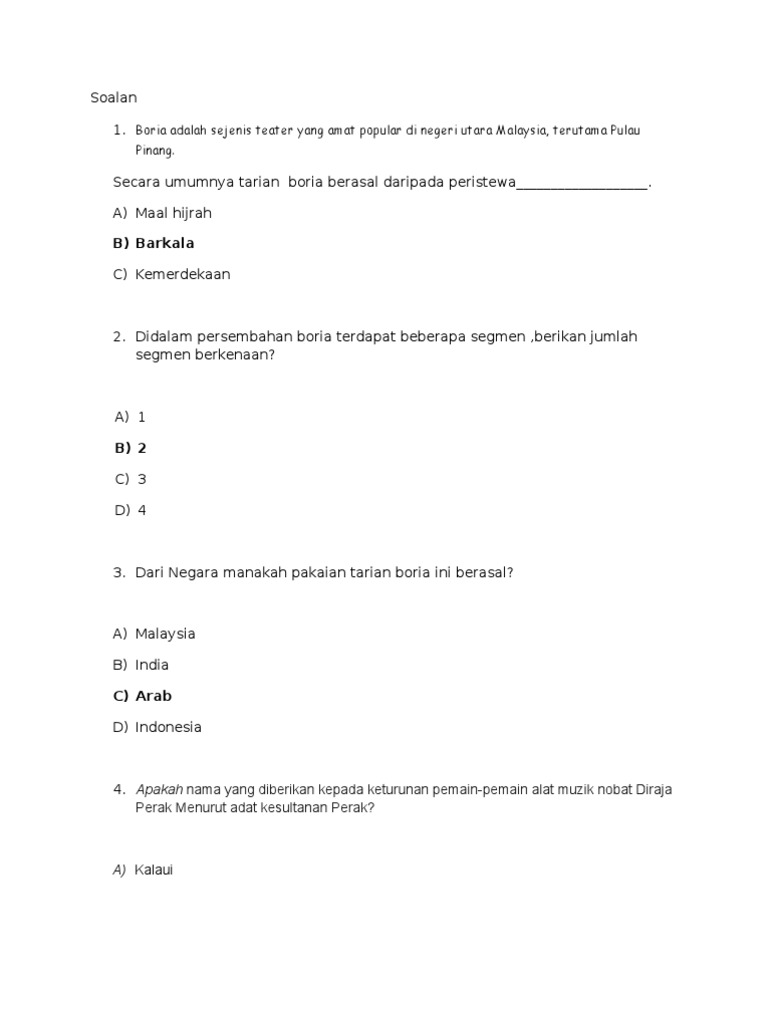 Soalan | PDF
