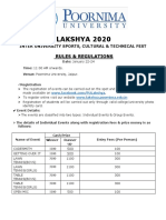Rules & Regulations Lakshya 2020