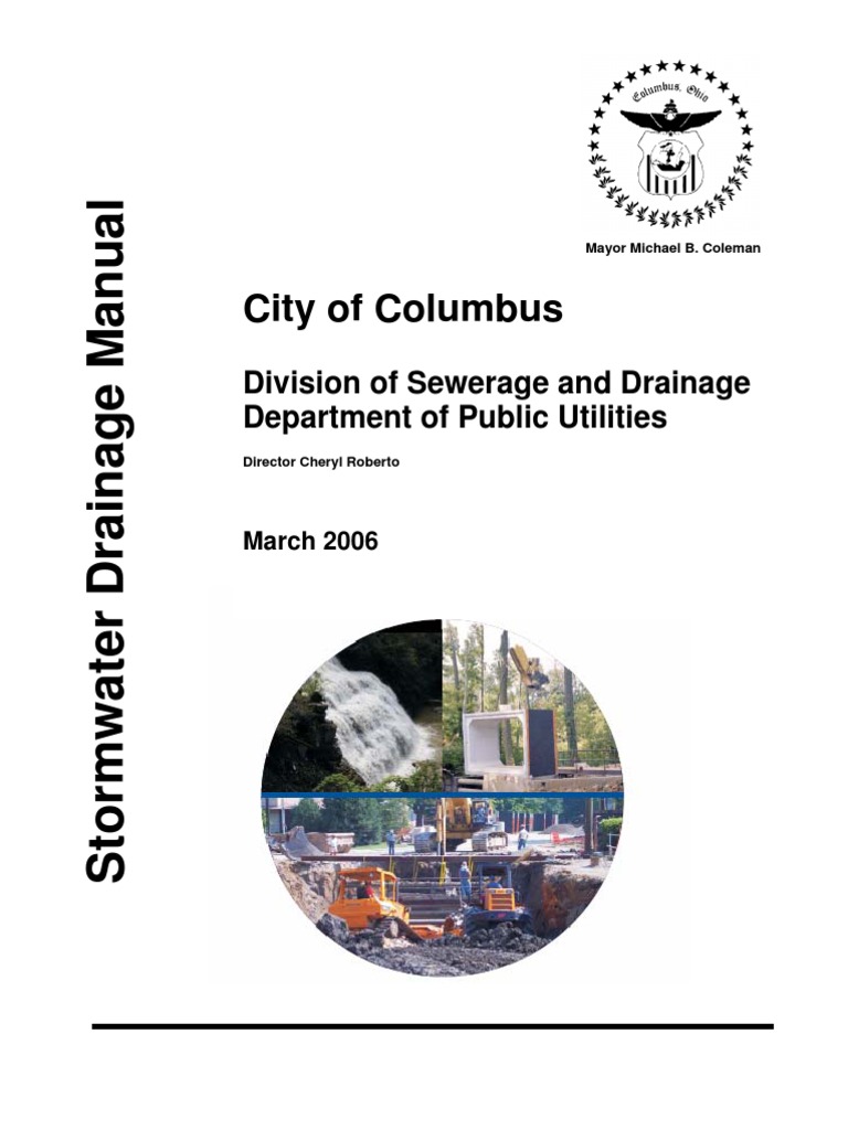 Storm Water Drainage Manual | PDF | Stormwater | Storm Drain