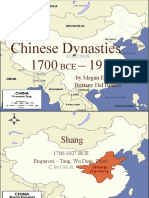 Chinese Dynasties Power Point