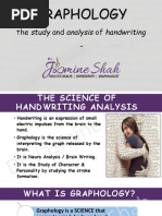 The Science of Handwriting Analysis