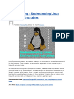 Bash Scripting – Understanding Linux Environment Variables