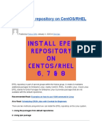 Install EPEL Repository on CentOS_RHEL 6, 7 & 8