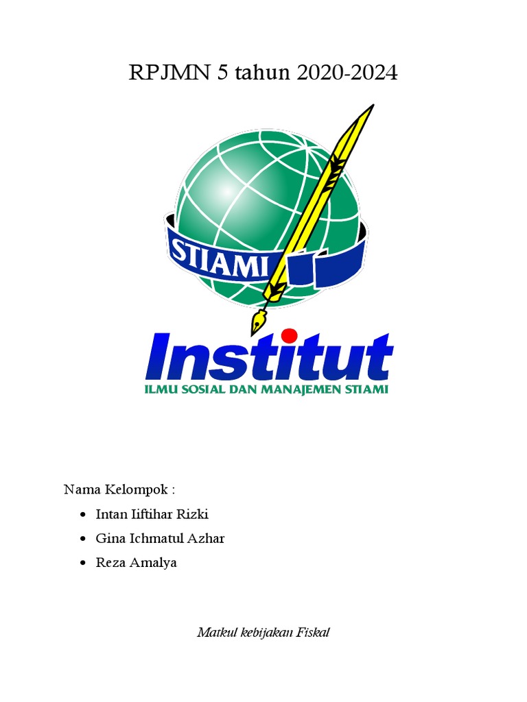 RPJMN 5 Tahun 2020-2024 | PDF