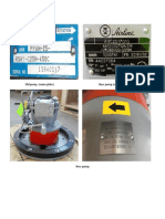 GT 9FA Hydraulic Pump New Vs Old