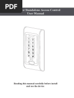 Manual - Ad2000-M Rfid Control Access | PDF