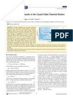 Info Complement Crystal Violet Chemical Kinetics Experiment