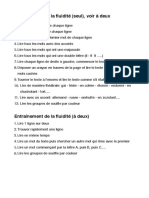 Fluidite Exercices Sur Un Texte PDF