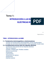 Tema 01 ME TI - Presentaci N INTRODUCCIËN A LAS M-QUINAS EL+CTRICAS 1819 PDF