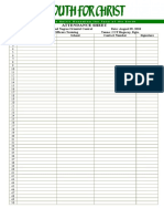 YFC Attendance Sheet