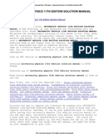 University Physics 11th Edition Solution PDF