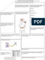 Year 9 Topic 1 Human Function and Disease PDF