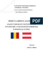 Dreptul Afacerilor Romania-Austria