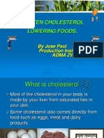 Top Ten Cholesterol Lowering Foods