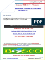 Banking & Economy PDF - February 2019 by AffairsCloud PDF